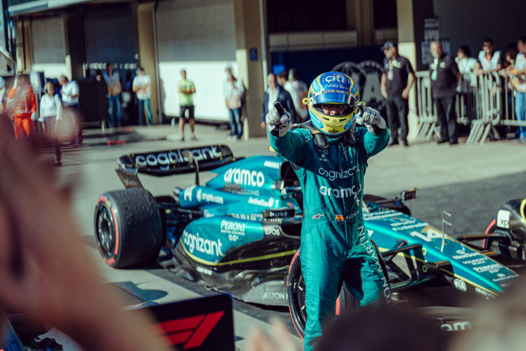 Formel 1 Fernando Alonso Aston Martin Sao Paulo Brasilien 2023