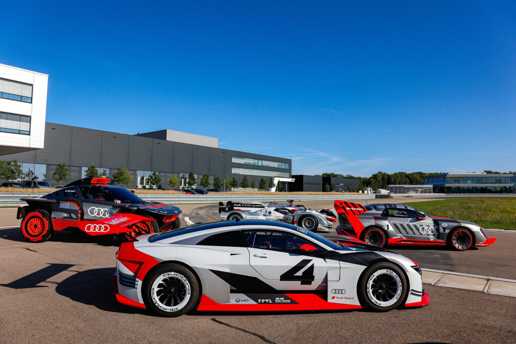 e-tron on track Audi 2023