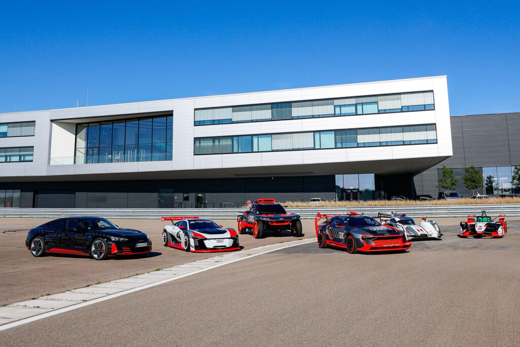e-tron on track Audi 2023