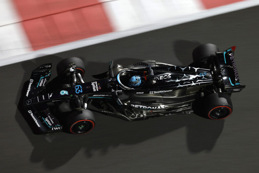 Formel 1 George Russell Mercedes Abu Dhabi GP 2023