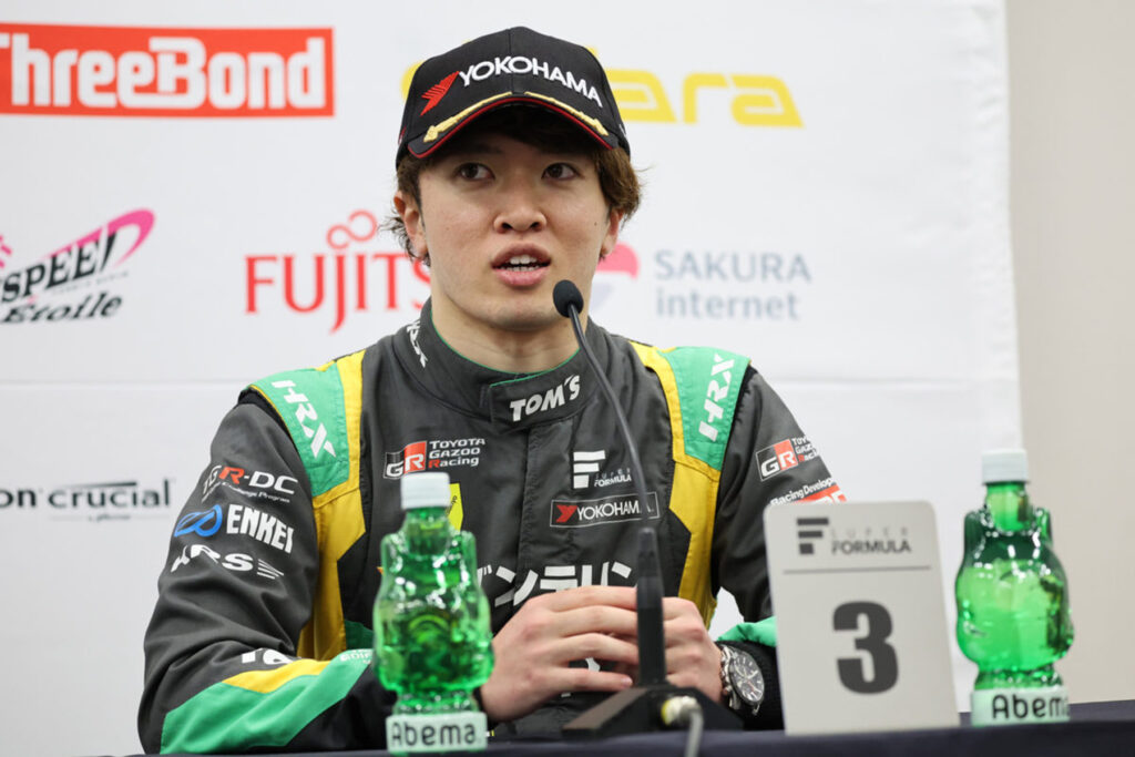 Ritomo Miyata. Credit: Super Formula
