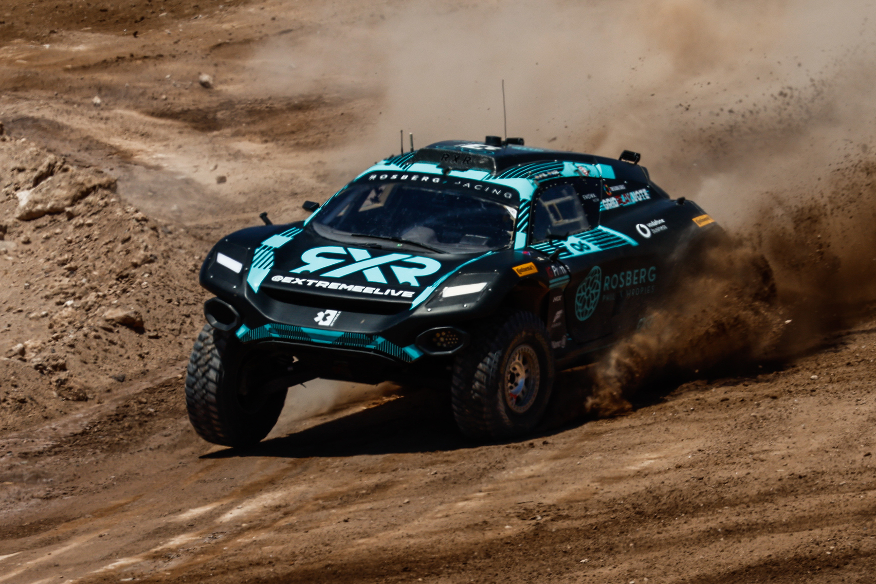 Mikaela Ahlin-Kottulinsky (SWE) / Johan Kristoffersson (SWE), Rosberg X Racing. Credit: Sam Bloxham / Extreme E