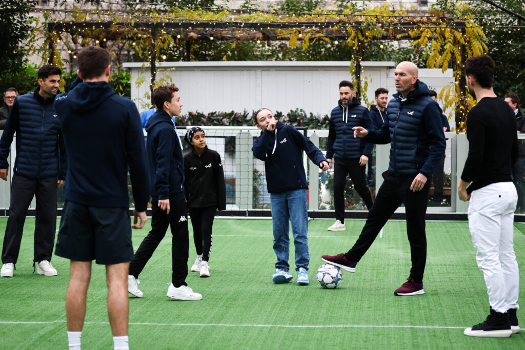 Formel 1 Alpine Zinédine Zidane Madrid 2023