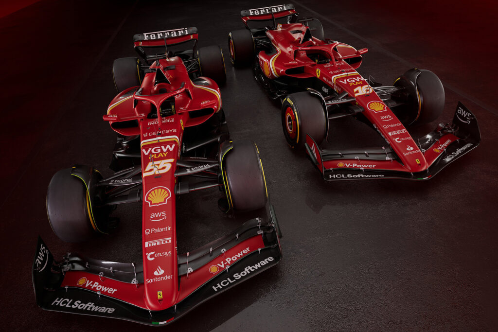 Formel 1 Scuderia Ferrari SF-24 Neues Auto 2024
