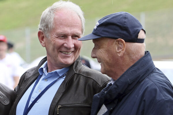 Formel 1 Helmut Marko und Niki Lauda