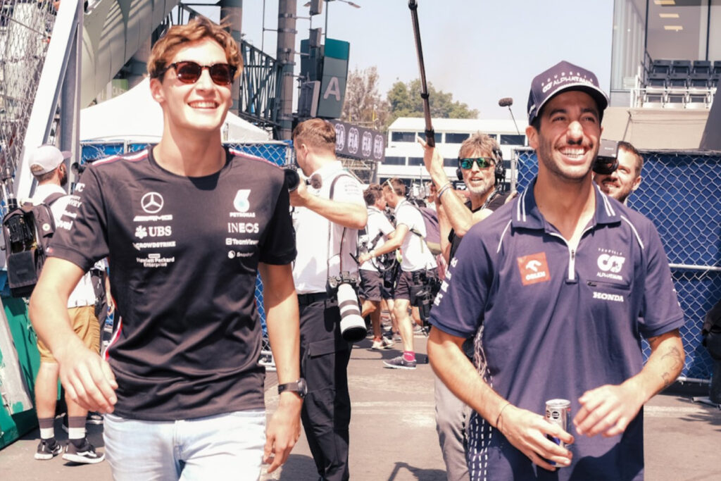 Formel 1 George Russell Daniel Ricciardo Mercedes AlphaTauri 2023