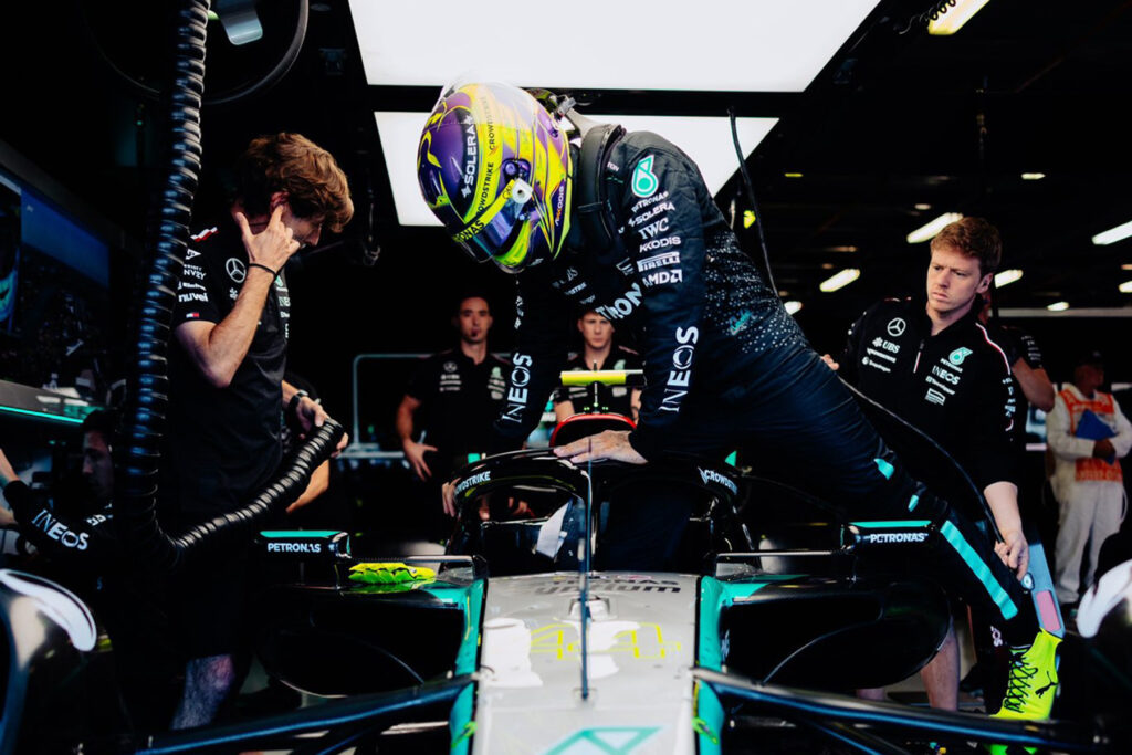 Formel 1 Hamilton Mercedes Australien 2024