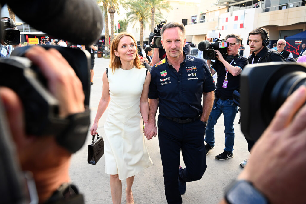 Formel 1 Christian und Geri Horner Bahrain 2024