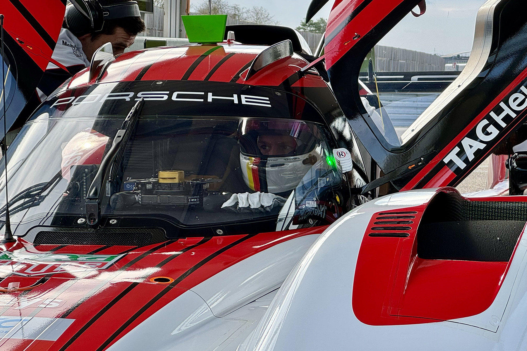 Sebastian Vettel Porsche Test 2024