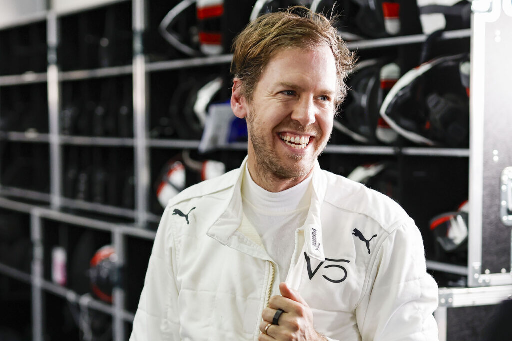 Sebastian Vettel Porsche Test 2024
