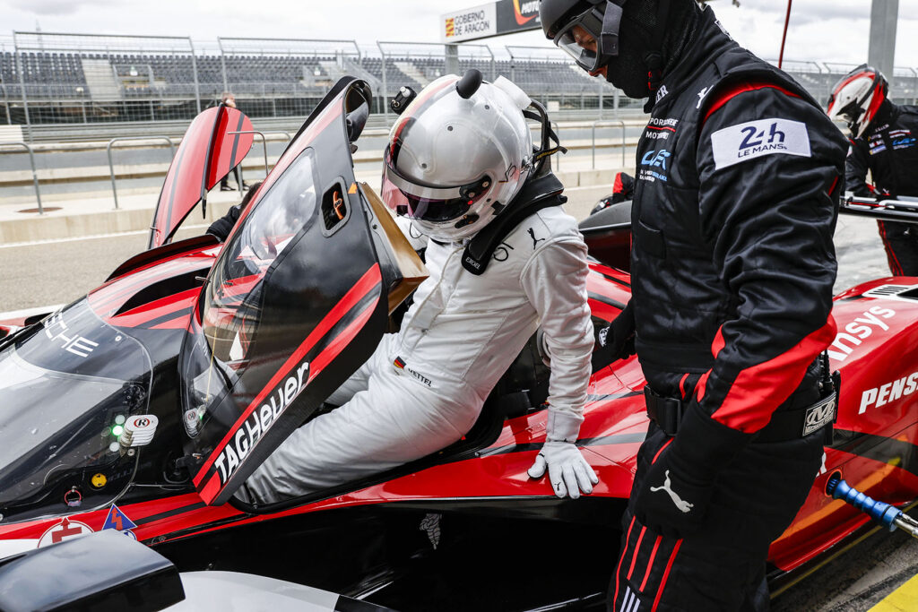 Sebastian Vettel Porsche Test 2024