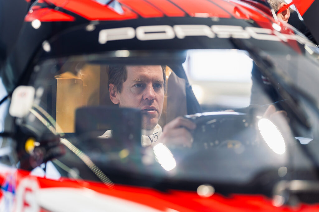 Sebastian Vettel Porsche Test 2024