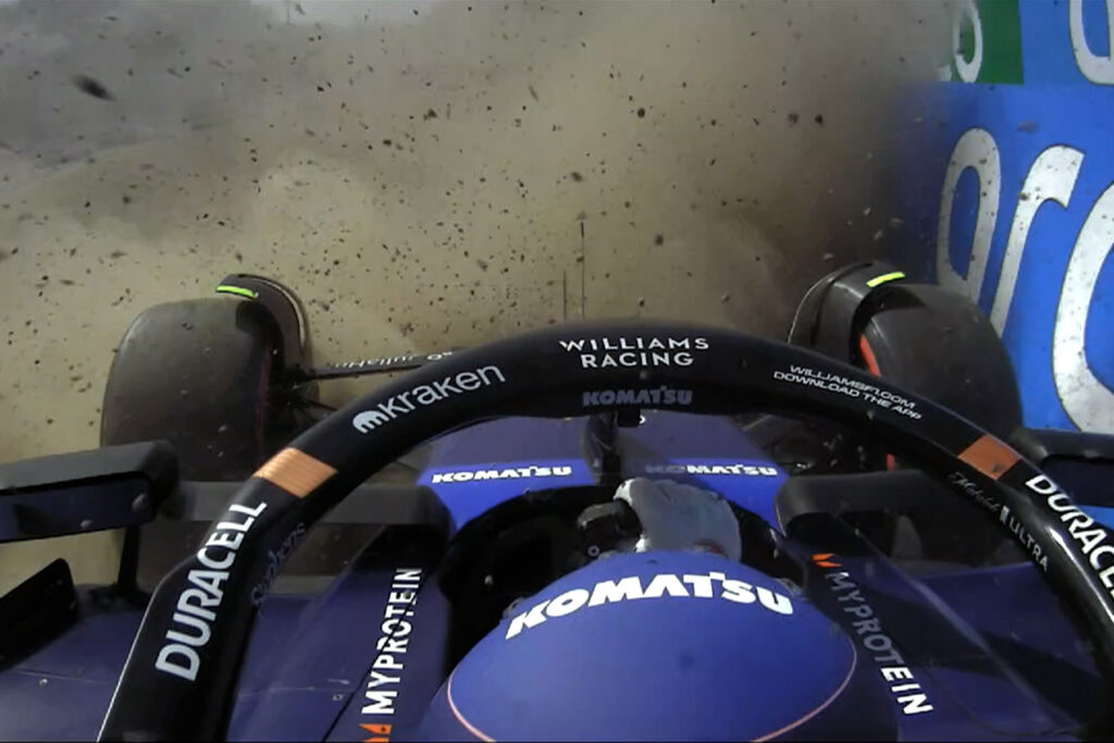 Formel 1 Ricciardo Albon Crash Suzuka 2024