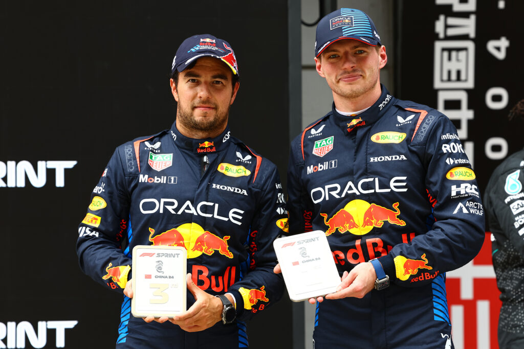 Formel 1 Sergio Perez und Max Verstappen Red Bull China 2024