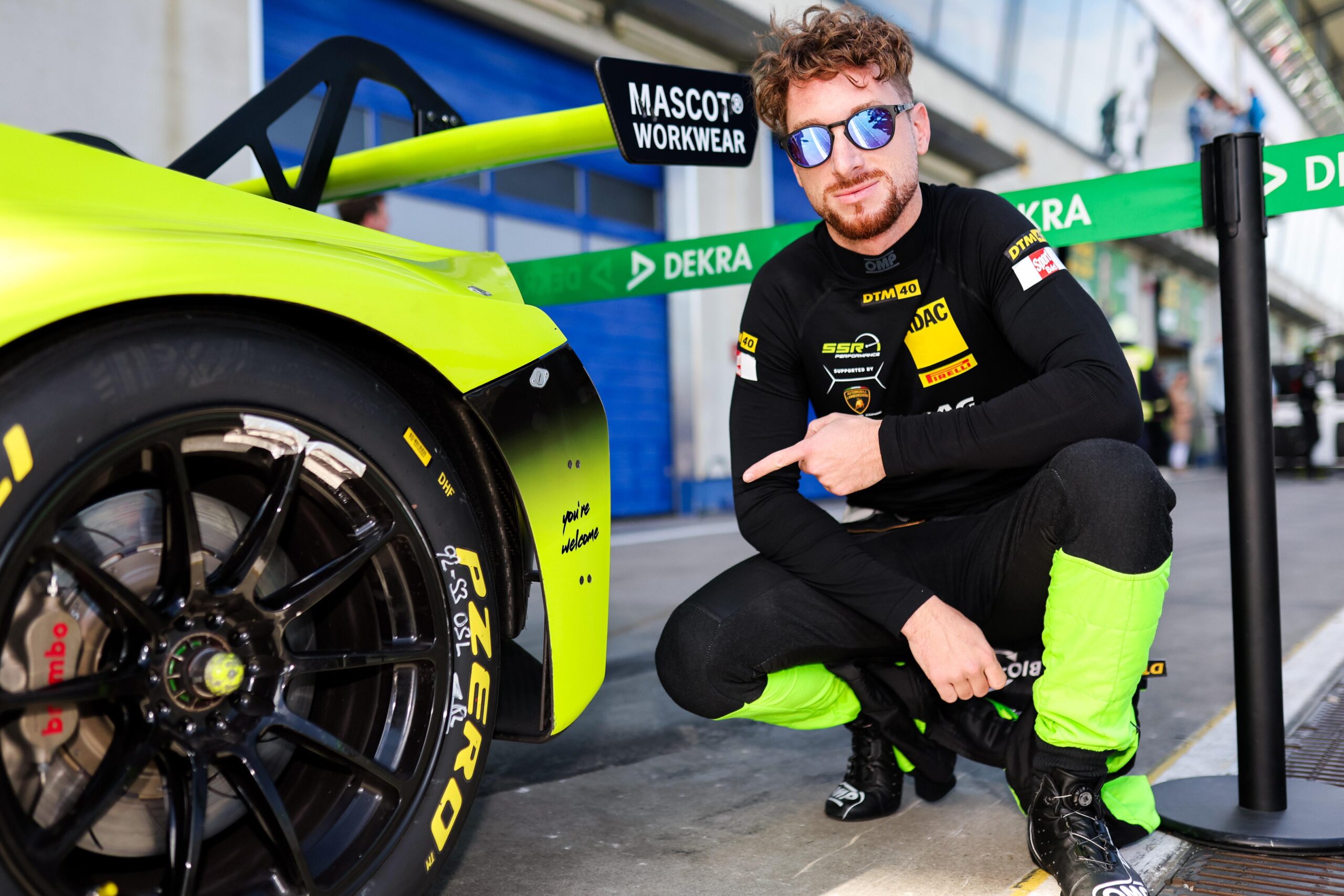 Mirko Bortolotti, Lamborghini, DTM in Oschersleben, Credit: DTM