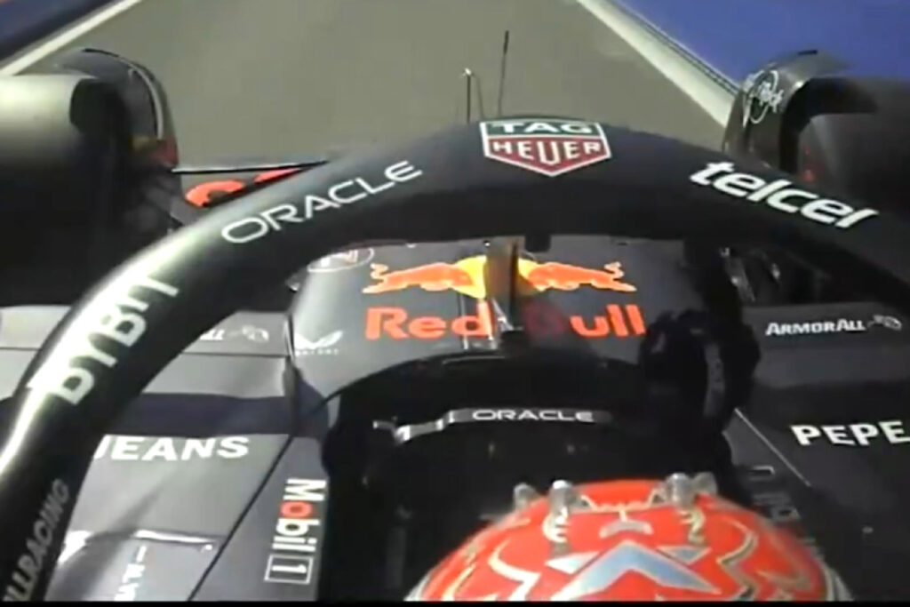 Verstappen Mittelfinger Imola 2024