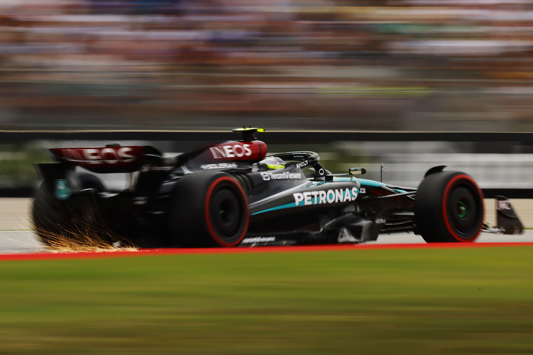 Formel 1 Lewis Hamilton Mercedes Spanien 2024