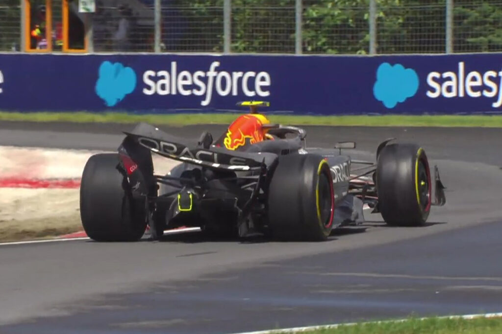 Formel 1 Perez Red Bull Crash Kanada 2024