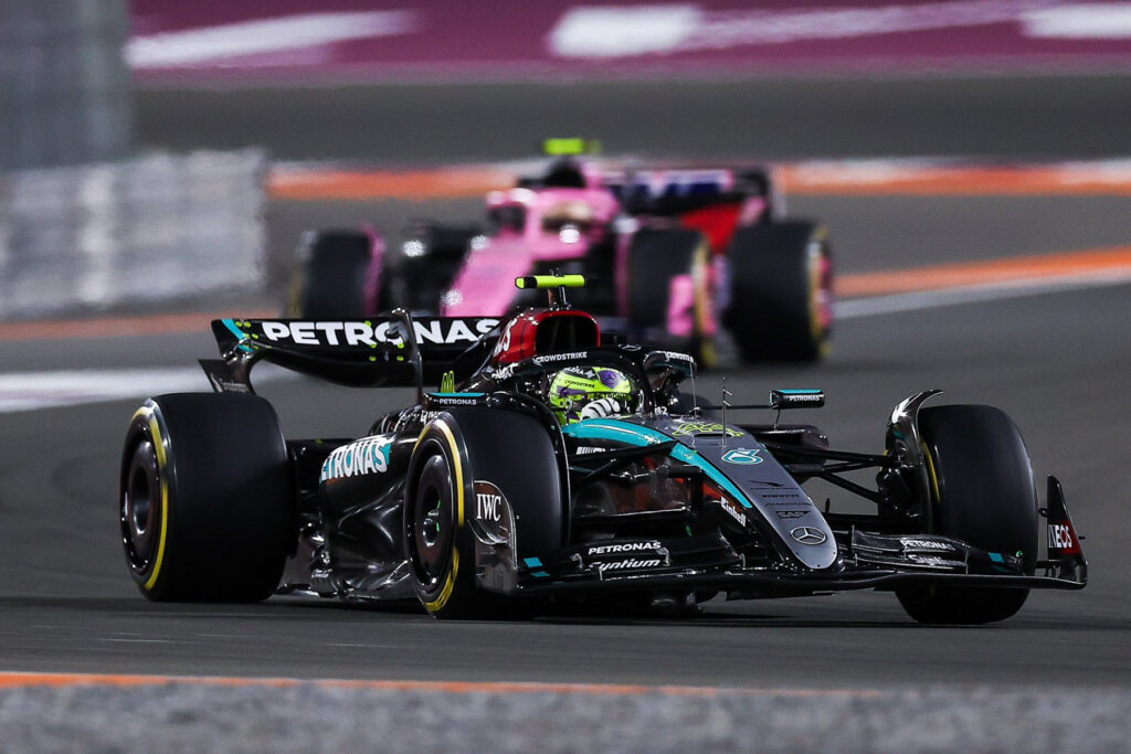 Formel 1 Hamilton Mercedes Katar 2024
