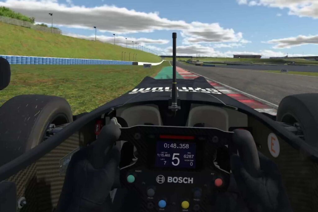 Kimi Antonelli, Mercedes, iRacing, Oschersleben, Credit: iRacing
