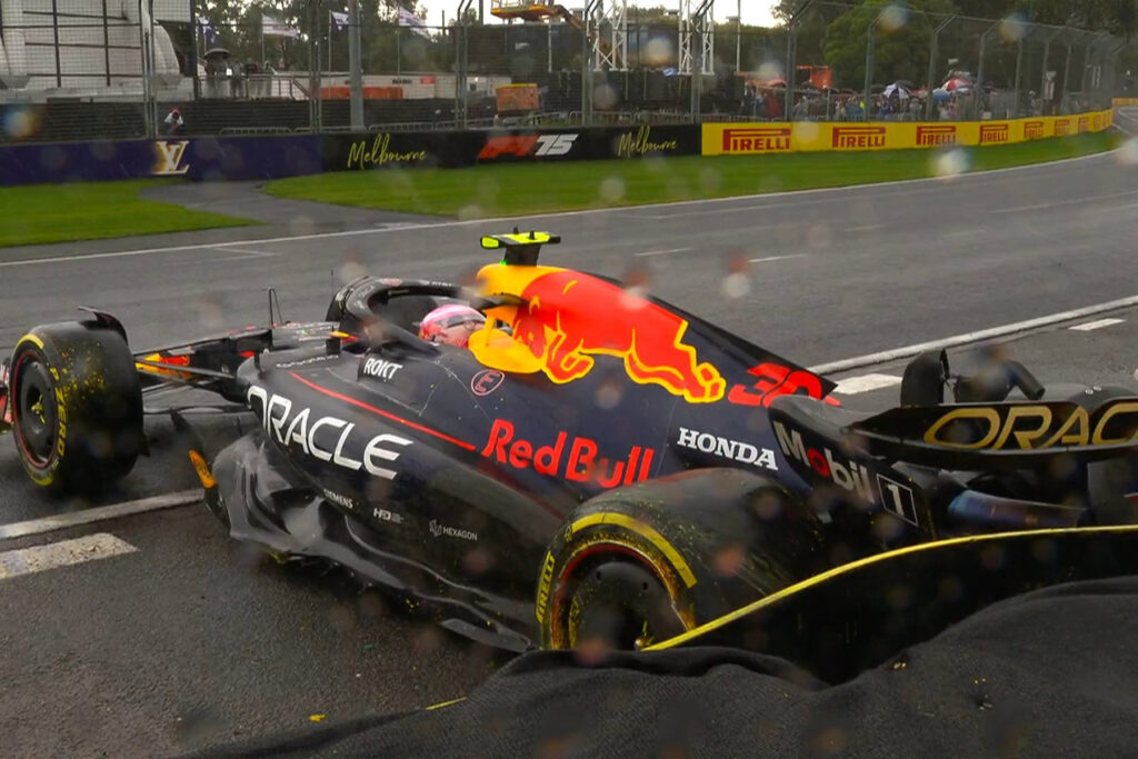 Formel 1 Lawson Crash Australien 2025