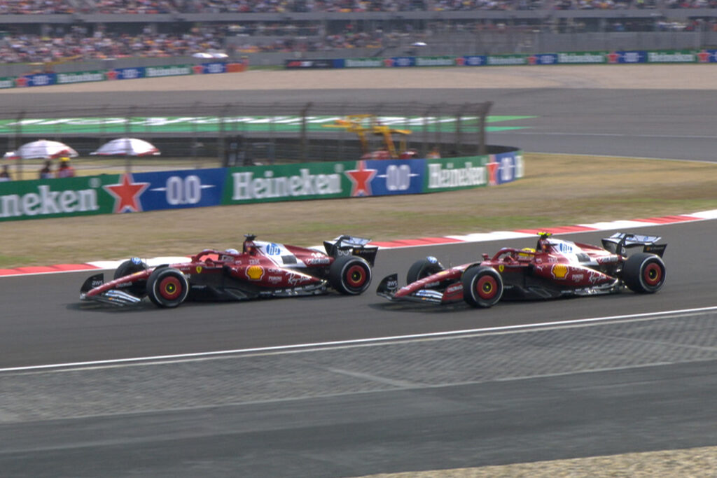 Formel 1 Leclerc Hamilton Ferrari China 2025