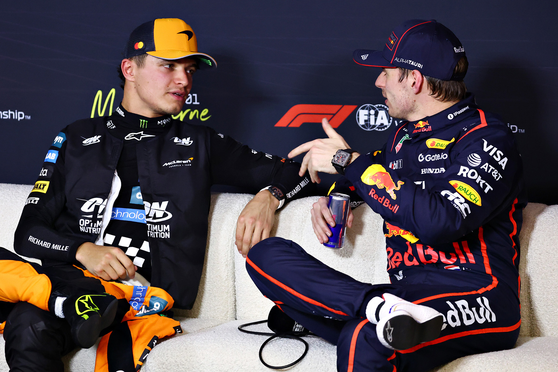 Formel 1 Max Verstappen und Lando Norris Red Bull McLaren Australien 2025