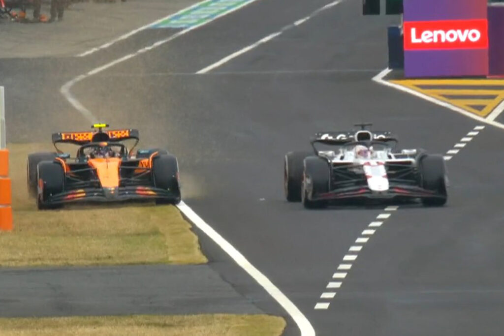 Formel 1 Norris Verstappen Box Japan 2025