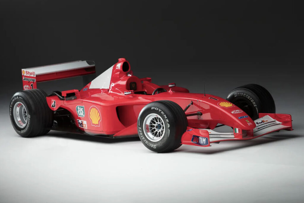 Formel 1 Micheal Schumacher Ferrari F2001 Monaco Sieger Auto