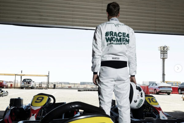 Sebastian Vettel Race for Women Kart Event in Saudi Arabien 2025