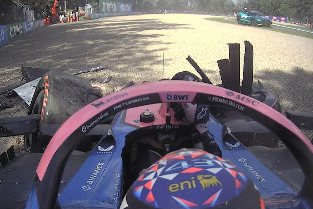 Formel 1 Franco Colapinto Crash Imola 2025