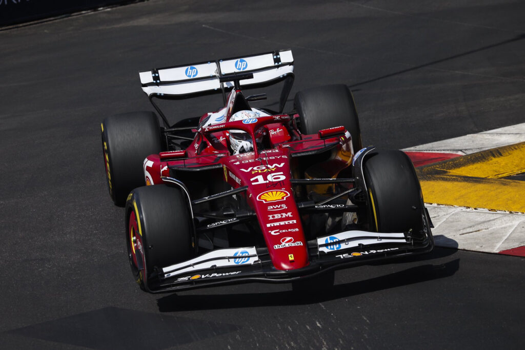 Formel 1 Leclerc Ferrari Monaco 2025