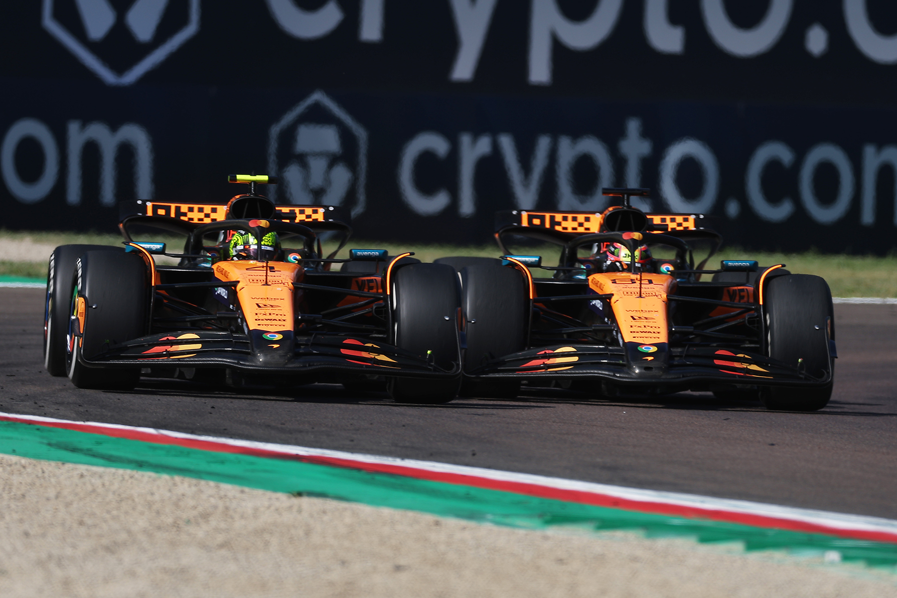 Formel 1 Oscar Piastri und Lando Norris McLaren Imola 2025