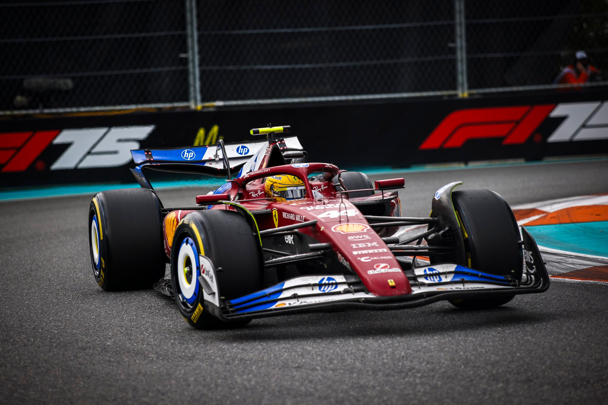 Lewis Hamilton, Miami GP, Ferrari, Credit: Ferrari