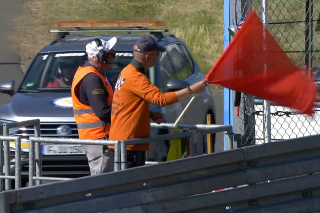 24h Nürburgring 2025 Rote Flagge Abbruch wegen Stromausfall