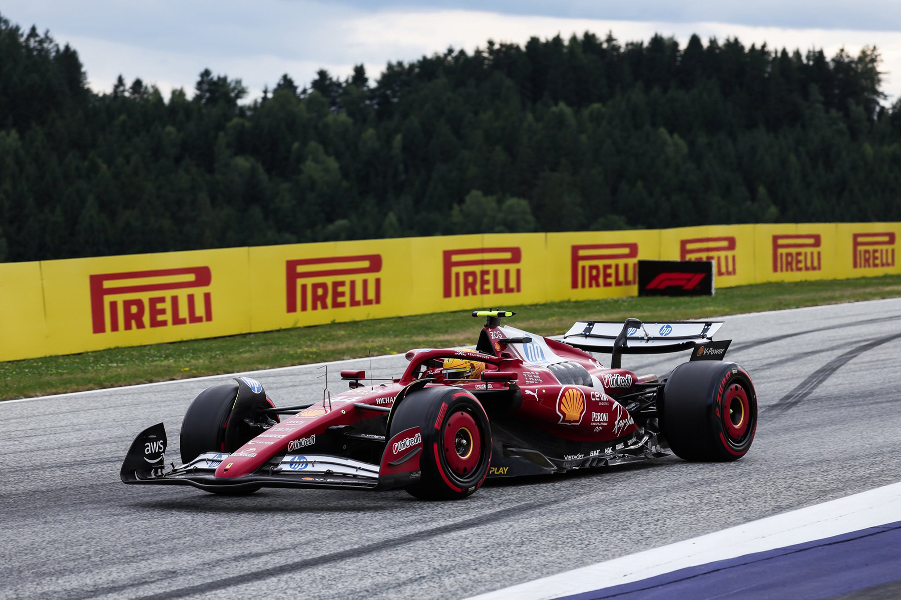 Formel 1 Hamilton Ferrari Spielberg 2025