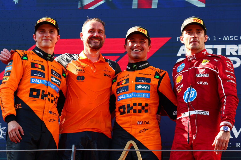 Formel 1 Spielberg Podest 2025