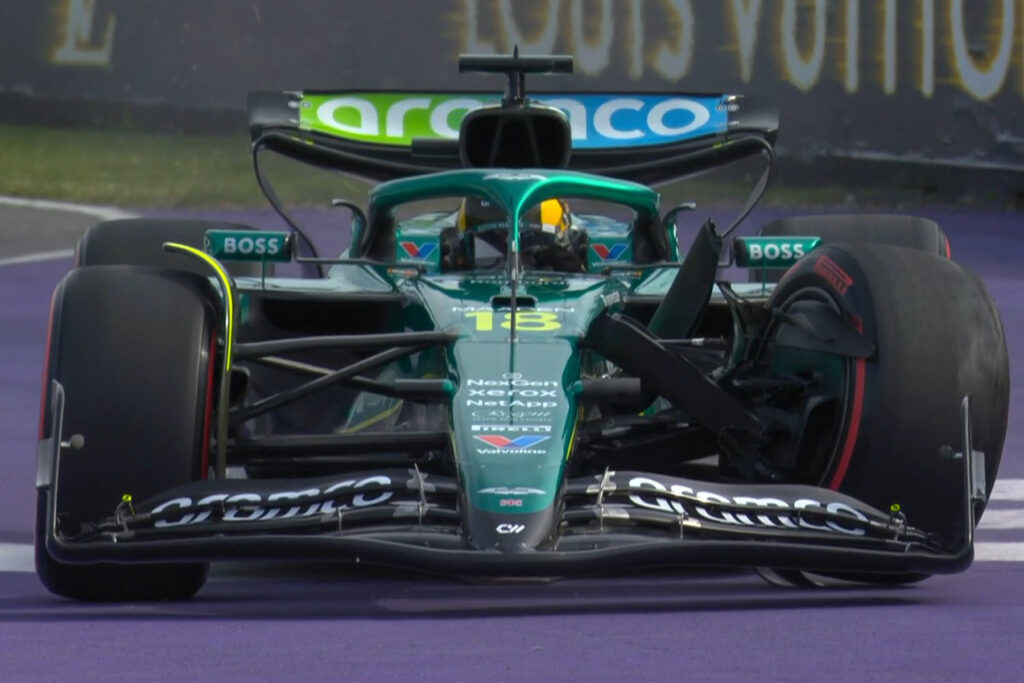 Formel 1 Stroll Crash Kanada 2025