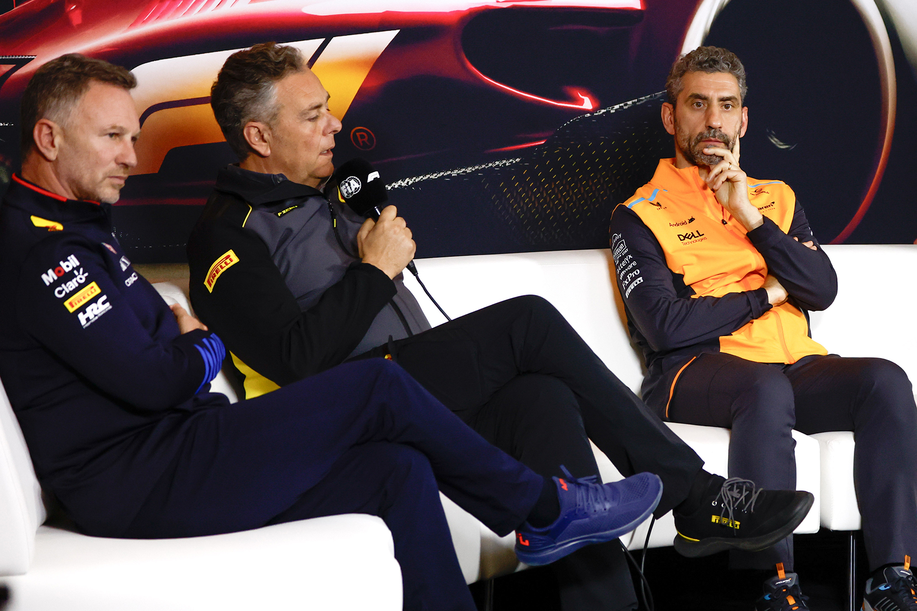 Formel 1 Christian Horner und Andrea Stella 2025