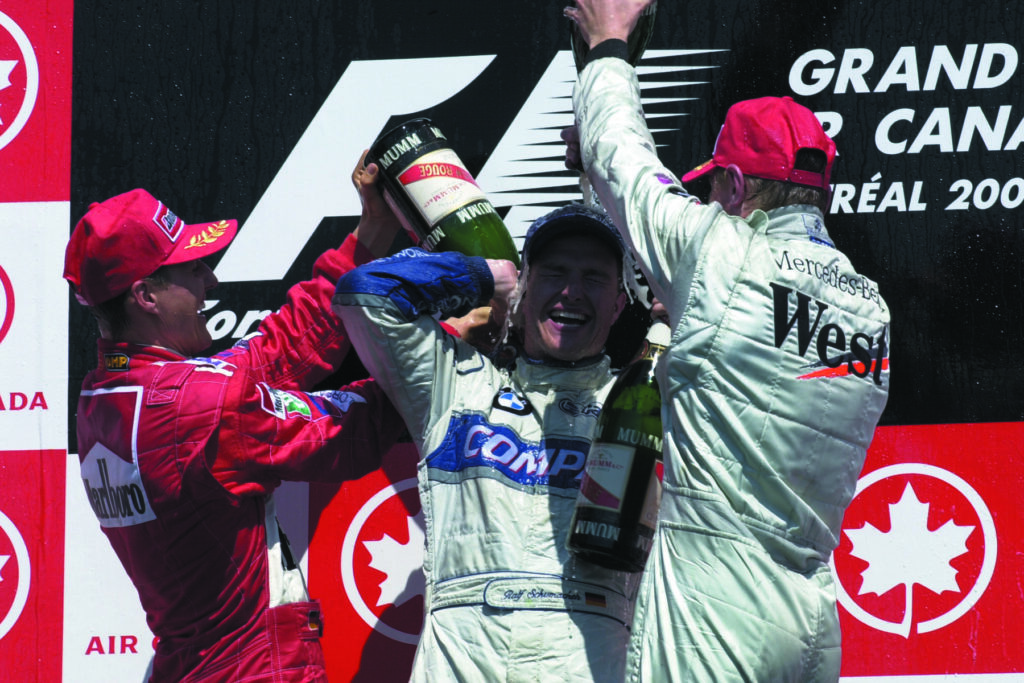 Ralf und Michael Schumacher 2001 Montreal
