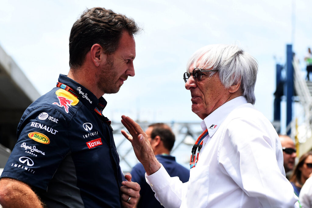 Formel 1 Christian Horner und Bernie Ecclestone Red Bull