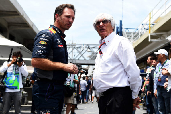 Formel 1 Christian Horner und Bernie Ecclestone Red Bull
