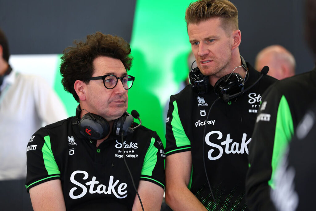 Formel 1 Nico Hülkenberg Mattia Binotto Sauber Silverstone 2025