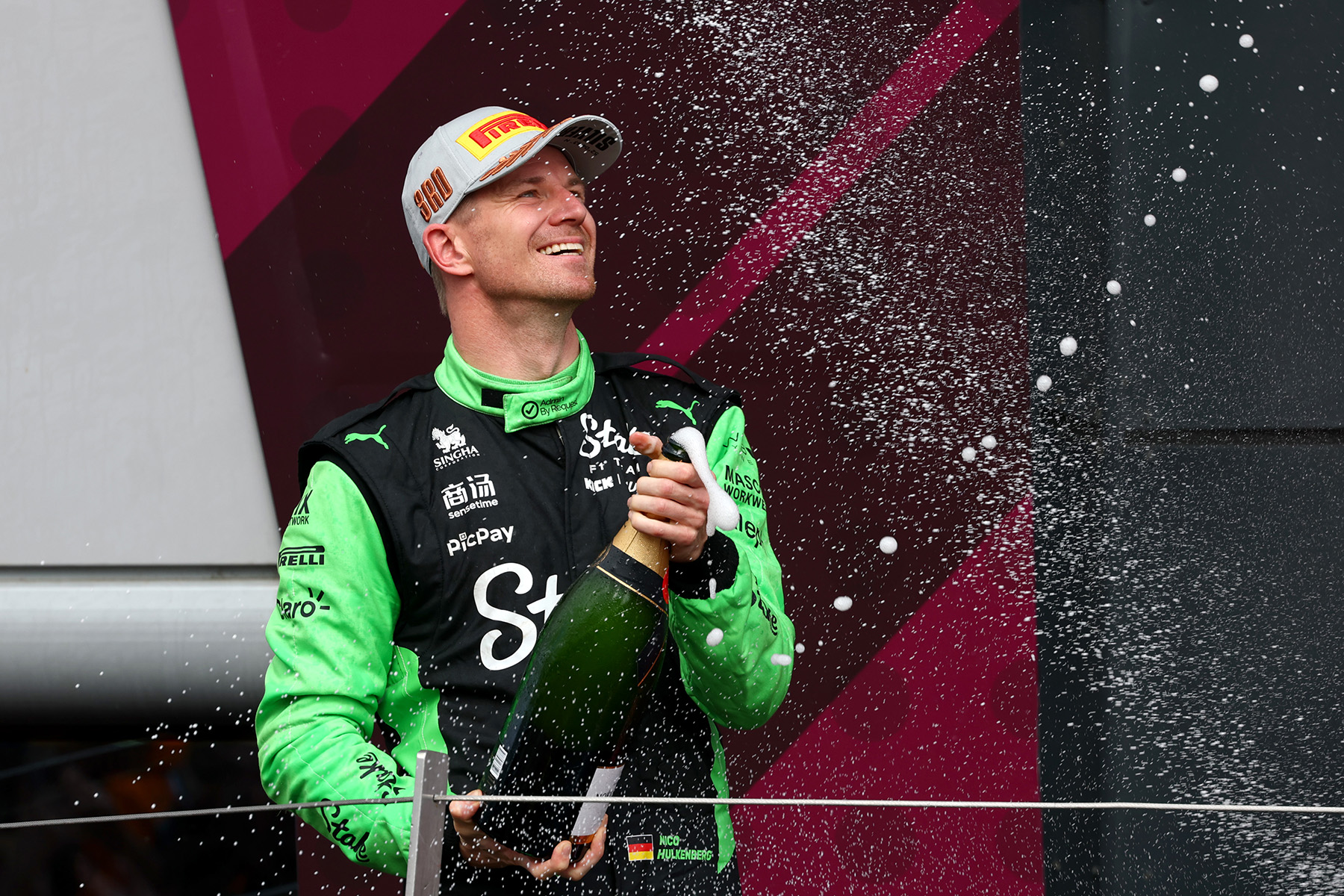 Formel 1 Nico Hülkenberg Podest Sauber Silverstone 2025