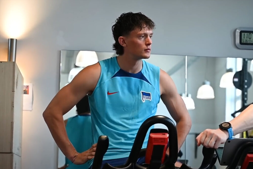 Fabian Reese, Credit: HerthaTV, Screenshot YouTube