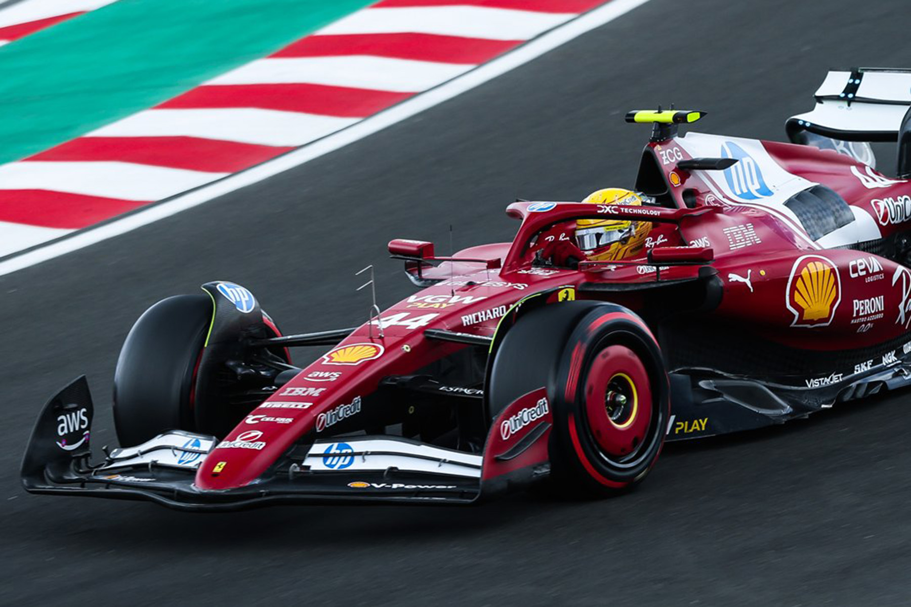 Formel 1 Lewis Hamilton Ferrari Ungarn 2025
