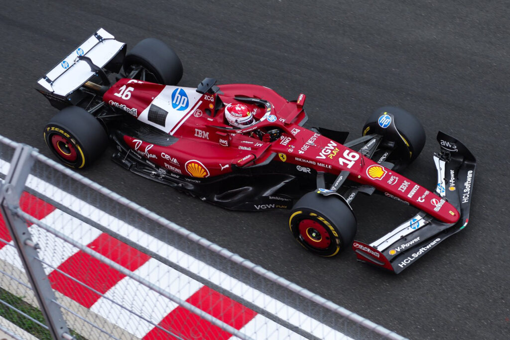 Formel 1 Charles Leclerc Ferrari Ungarn 2025