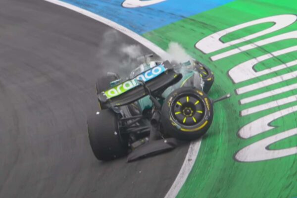 Lance Stroll Crash Zandvoort Training 2025