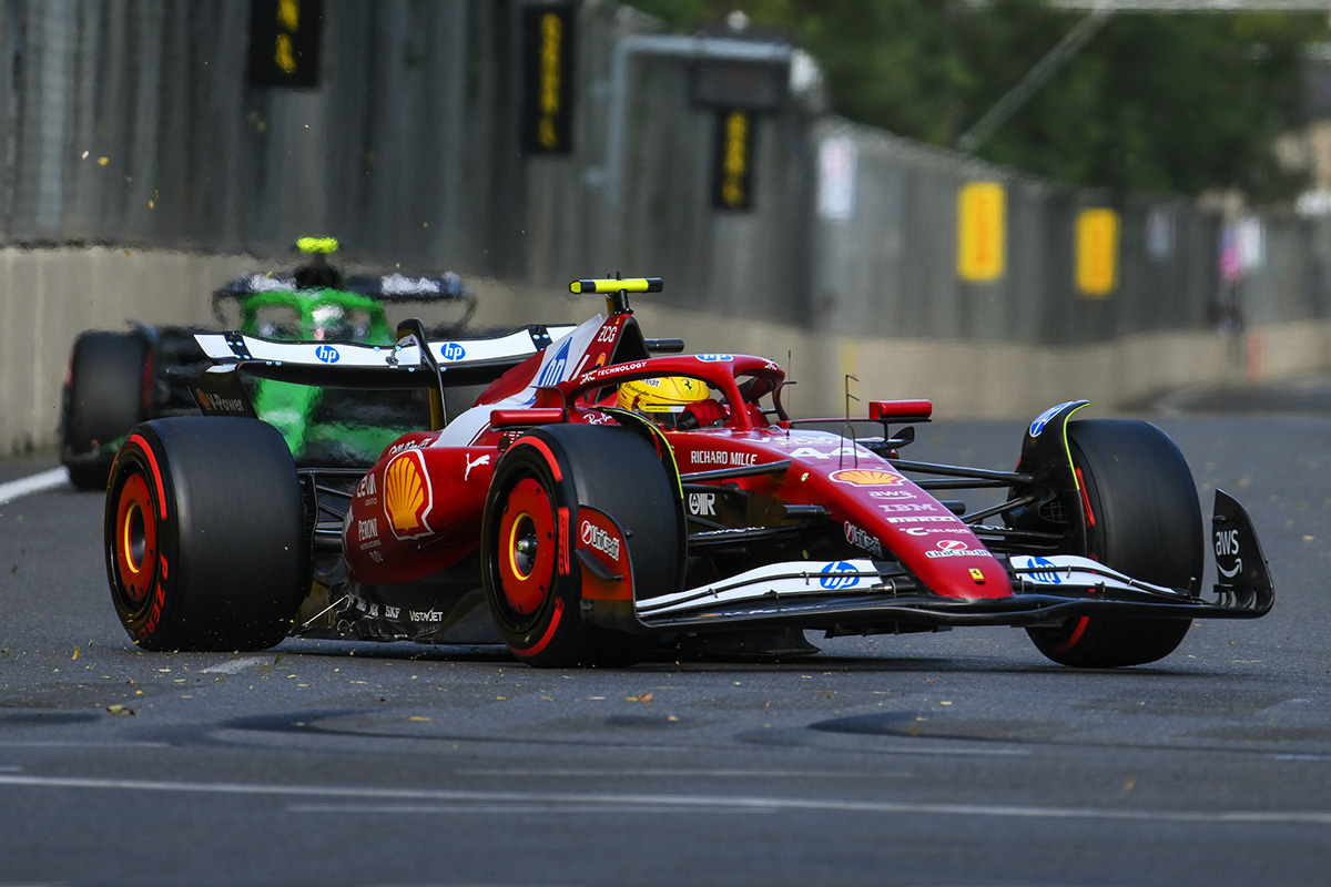 Formel 1 Lewis Hamilton Ferrari Baku Aserbaidschan 2025