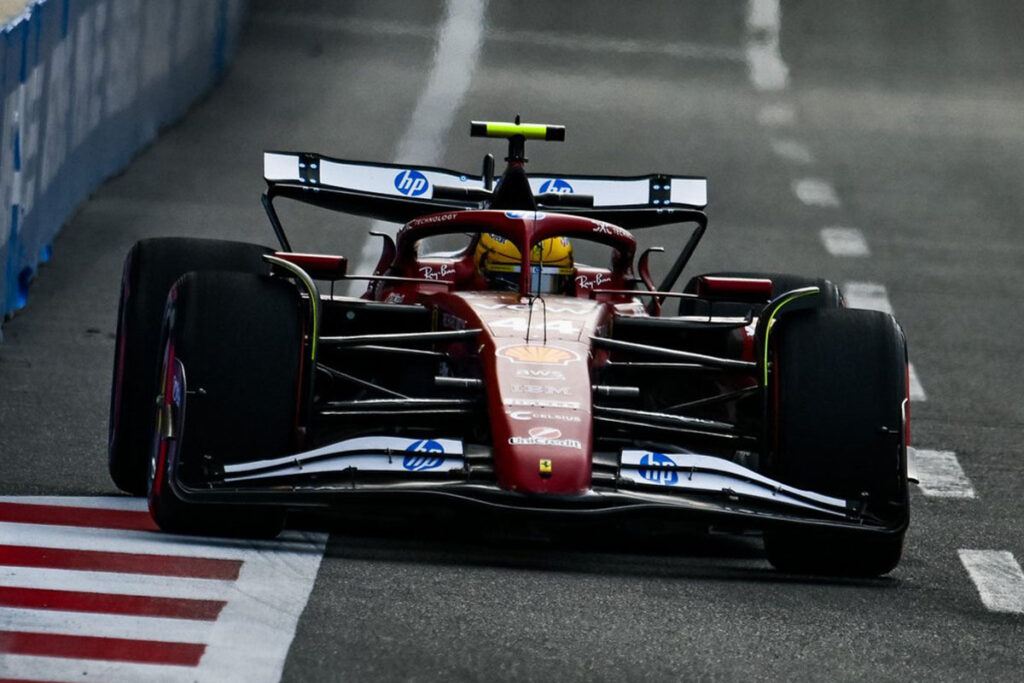 Formel 1 Lewis Hamilton Ferrari Baku Aserbaidschan 2025